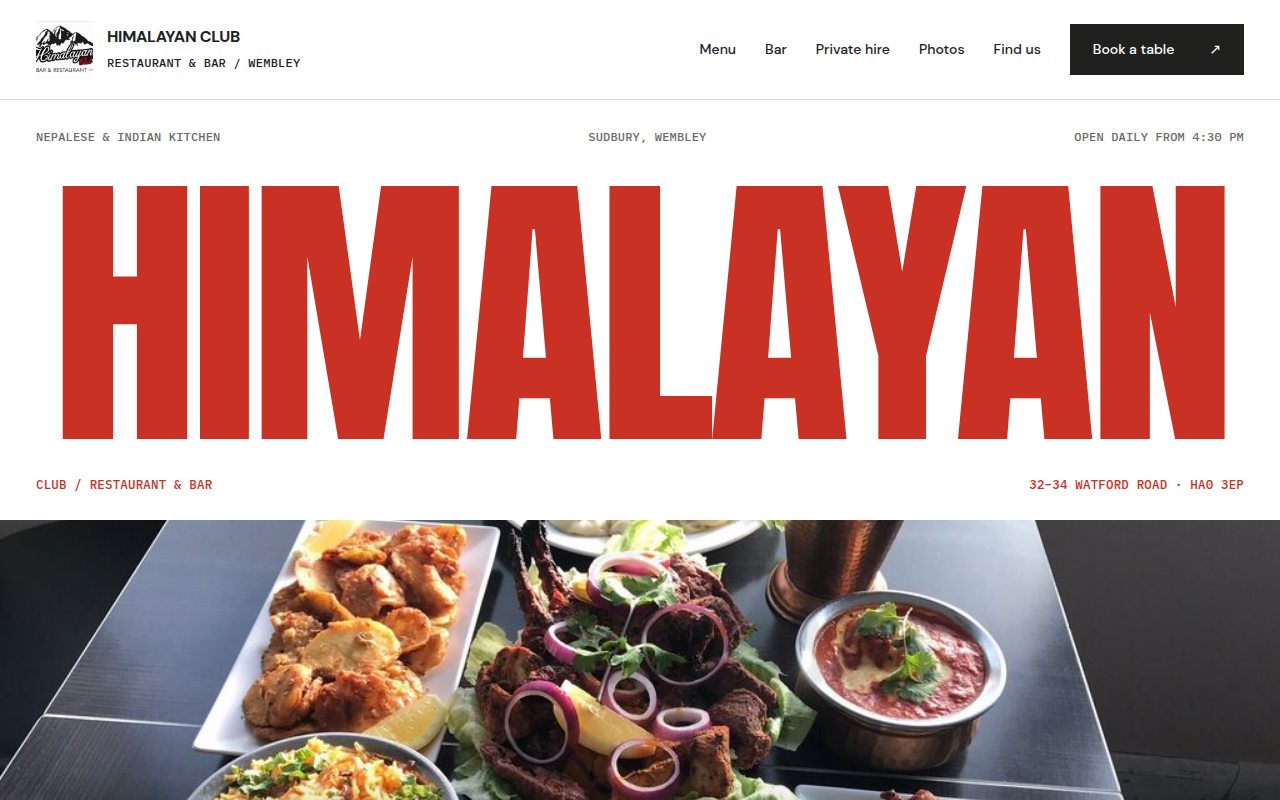 Himalayan Club website designed by IVI SEO