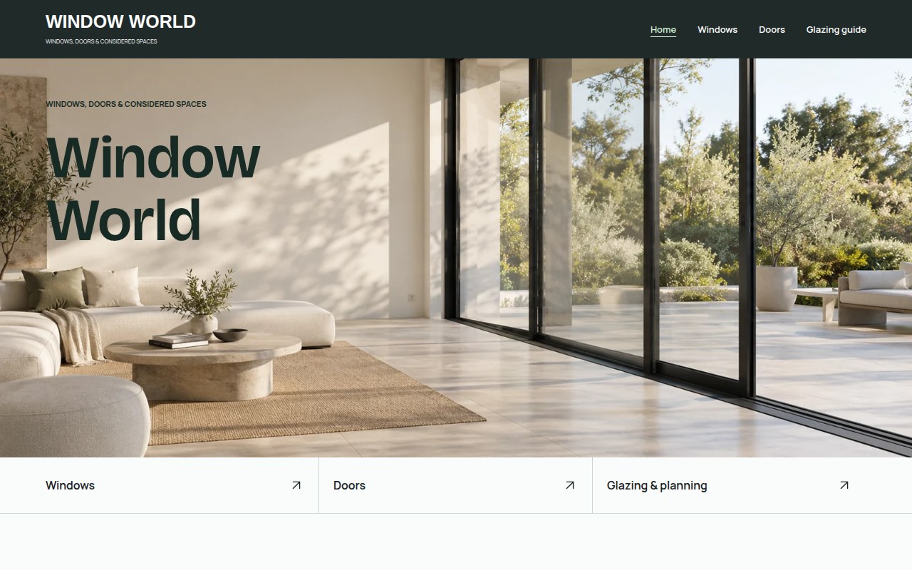 Window World website